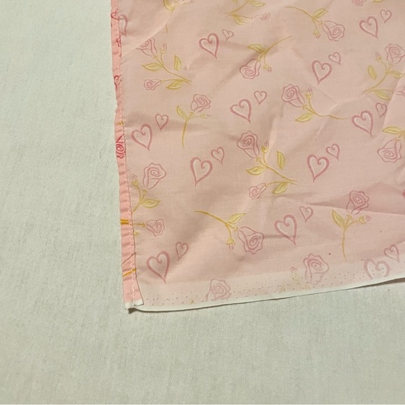 Vintage Disney Sleeping Beauty Princess Pink Flat Bed Sheet - Picture 15 of 16